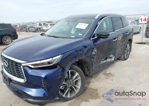 2025 Infiniti Qx60 Luxe Awd из США, поврежденный, VIN 5N1AL1FSXSC342501